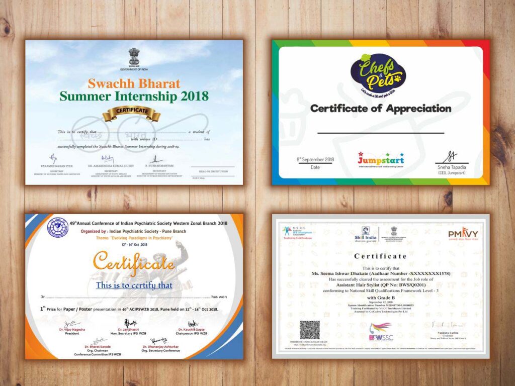 Certificate PrintingLincoln